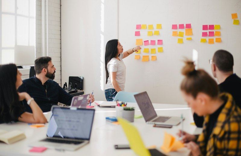 A senior leader in a coaching conversation