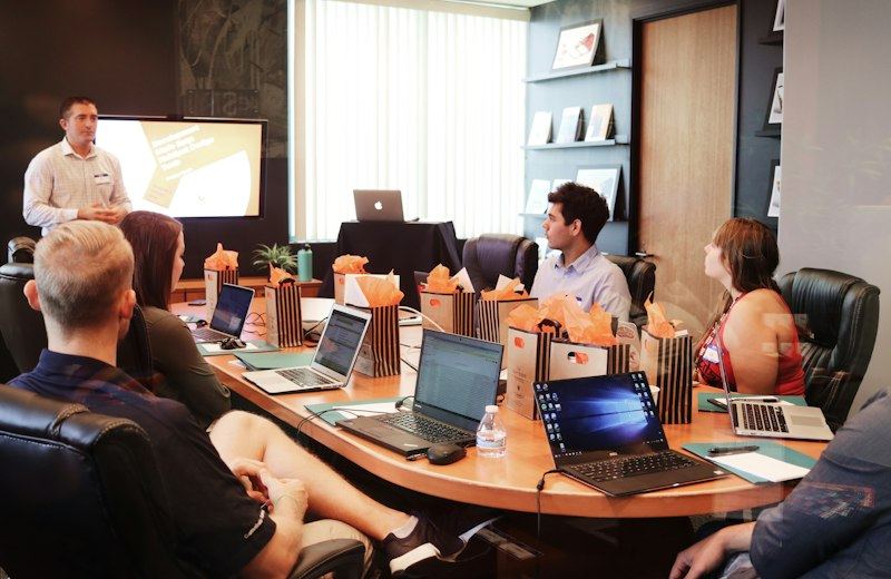 A boardroom